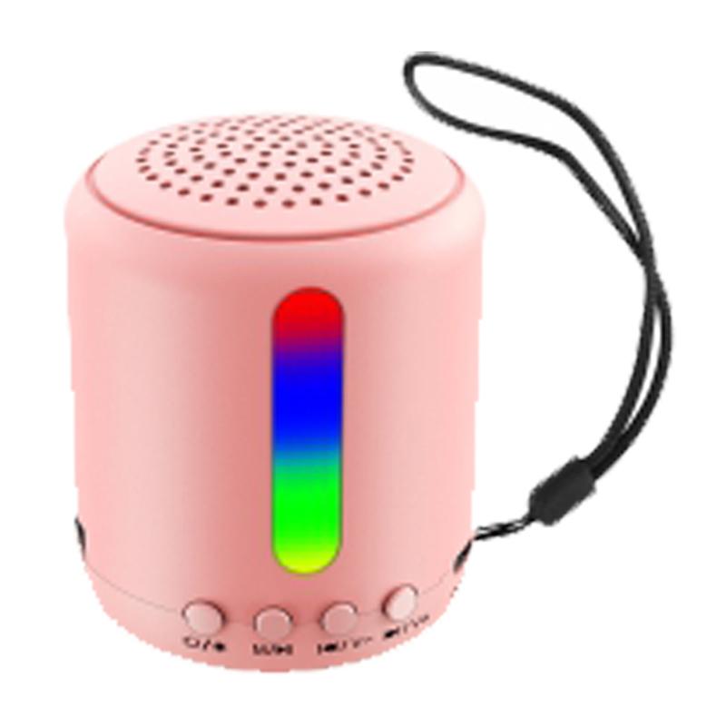 Caixa de som Bluetooth portátil Altomex com luz LED RGB, rádio FM e tecnologia TWS da Vapto